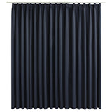 VidaXL Curtain blackout with hooks 290x245 cm anthracite