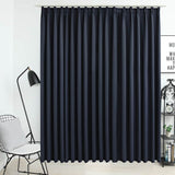 VidaXL Curtain blackout with hooks 290x245 cm anthracite