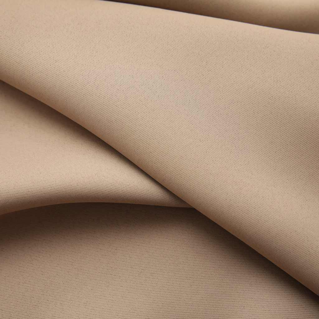 Vidaxl rideaux occlusion avec des crochets 2 PCS 140x175 cm taupe