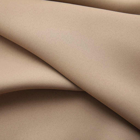 Vidaxl rideaux occlusion avec des crochets 2 PCS 140x175 cm taupe