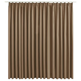 Vidaxl Curtain Blackout z haczykami 290x245 cm taupe