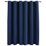 Vidaxl Curtain Damning with Metal Rings 290x245 cm Blue