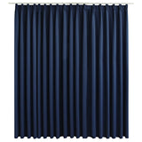 Vidaxl Curtain Damning with Hooks 290x245 cm Blue