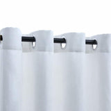 Vidaxl rideaux Blackout avec anneaux 2 ST 140x175 cm blanc cassé