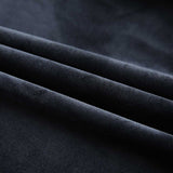 Vidaxl rideaux Blackout 2 Sts avec crochets 140x175 cm en velours noir