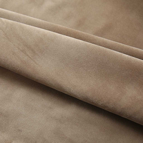 Vidaxl rideau occlusion avec crochets 290x245 cm en velours beige