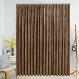 Vidaxl Curtain Blackout con ganci 290x245 cm Velvet beige