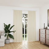 Vidaxl rideaux Blackout 2 STS avec crochets 140x225 cm de crème en velours