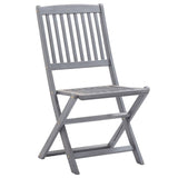 Vidaxl tuinstoelen 4 st inklapbaar massief acaciahout