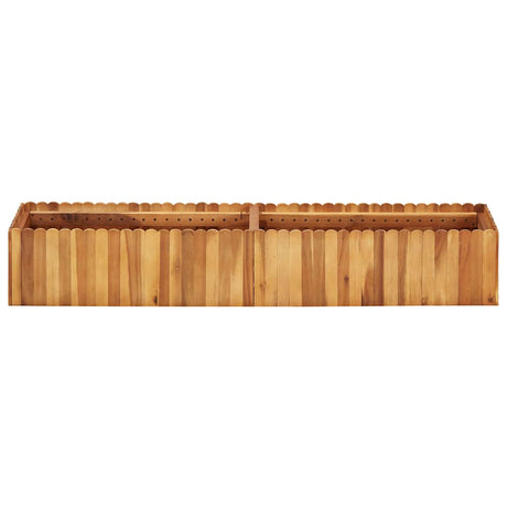 Vidaxl Planter surélevé 150x30x25 cm en bois d'acacia solide