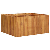 Vidaxl Planter surélevé 100x100x50 cm ACACIAHOUIL SOLIDE