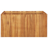 Vidaxl Planter surélevé 100x100x50 cm ACACIAHOUIL SOLIDE