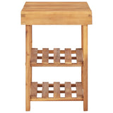 Vidaxl Shoe Rack 50x32x45 cm Solid Acacia Wood