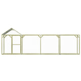 Vidaxl Chicken Coop 6x1.5x2 m imprægneret fyrretræ