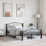 Vidaxl bedframe metaal zwart 120x200 cm