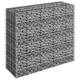 Vidaxl Gabion -Pflanzer vermehrte 90 x 30 x 90 cm verzinkter Stahl