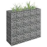 Vidaxl Gabion Planter insenté 90x30x90 cm en acier galvanisé