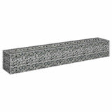 Vidaxl Gabion Planter surélevé 180x30x30 cm en acier galvanisé