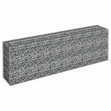 Vidaxl Gabion Planter surélevé 180x30x60 cm en acier galvanisé