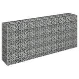 Vidaxl Gabion Planter surélevé 180x30x90 cm en acier galvanisé