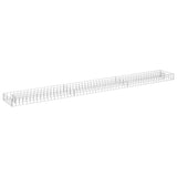 Vidaxl Gabion Planter surélevé 270x30x10 cm en acier galvanisé