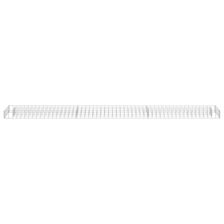 Vidaxl Gabion Planter surélevé 270x30x10 cm en acier galvanisé
