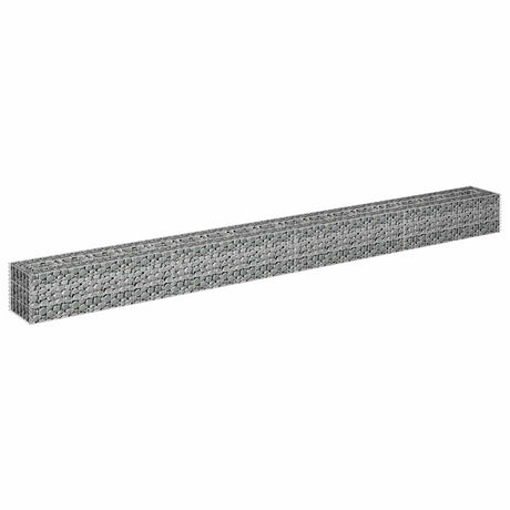 Vidaxl Gabion Planter insenté 360x30x30 cm en acier galvanisé