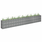 Vidaxl Gabion Planter insenté 360x30x60 cm en acier galvanisé