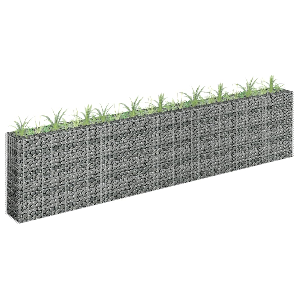 Vidaxl Gabion Palner je dvignil 360x30x90 cm pocinkano jeklo