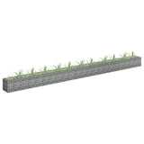 Vidaxl Gabion Planning Box höjde 450x30x30 cm galvaniserat stål