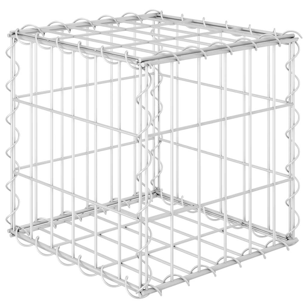 Zvednul se na sedačku Vidaxl Gabion Cube 30x30x30 cm ocelový drát