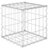 Vidaxl Gabion Pflanzer erhöhte Würfel 30x30x30 cm Stahldraht