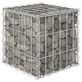 Vidaxl Gabion Pflanzer erhöhte Würfel 30x30x30 cm Stahldraht