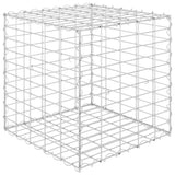 Vidaxl Gabion -Pflanzer erhöhte Würfel 50x50x50 cm Stahldraht