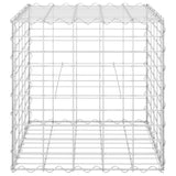 Vidaxl Gabion -Pflanzer erhöhte Würfel 50x50x50 cm Stahldraht