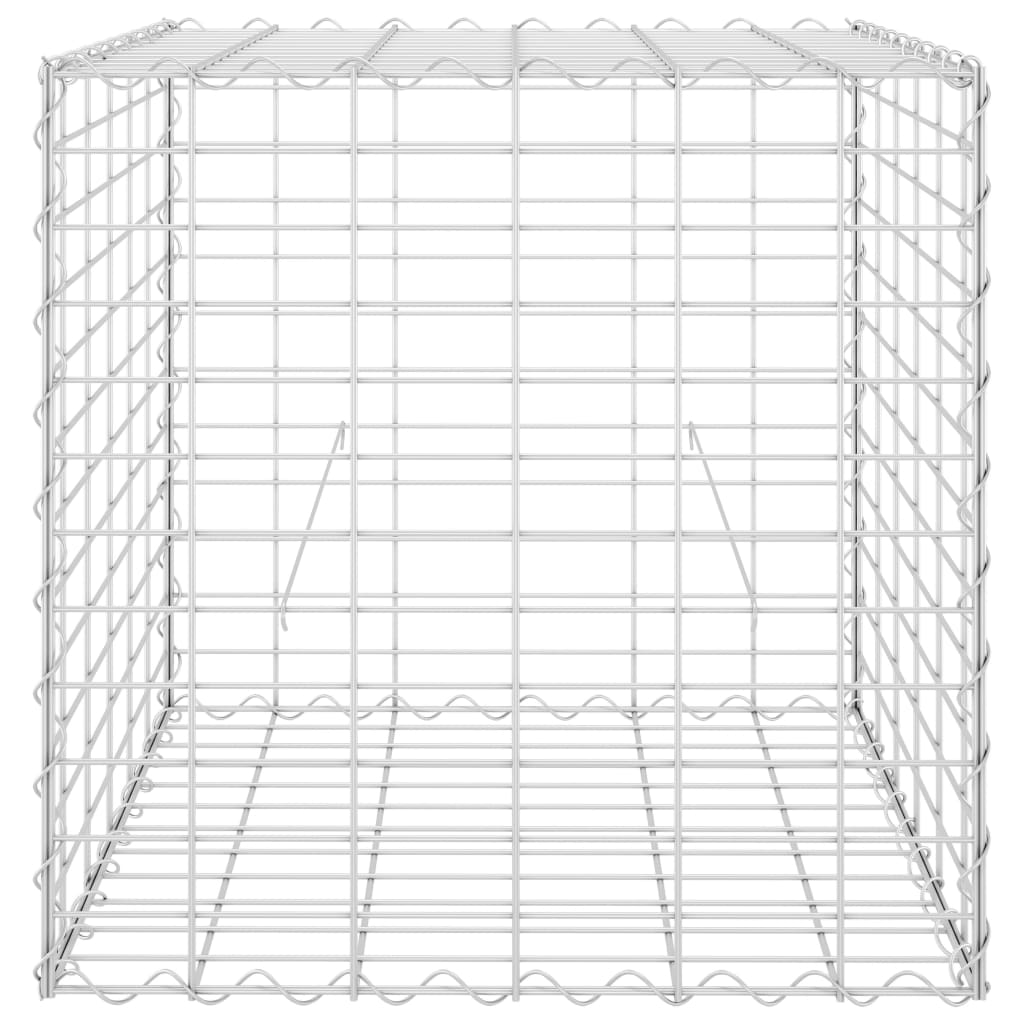 Plaopanice Vidaxl Gabion zvedla krychli 60x60x60 cm ocelový drát