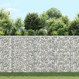 Vidaxl Gabion Planification trapézoïde de Buck 100x20x100 cm en acier galvanisé