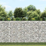 Vidaxl Gabion Planning Bucket Trapezium 150x20x100 cm en acier galvanisé