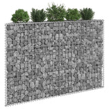 Vidaxl Gabion Planning Bucket Trapezium 150x20x100 cm Galvanized steel