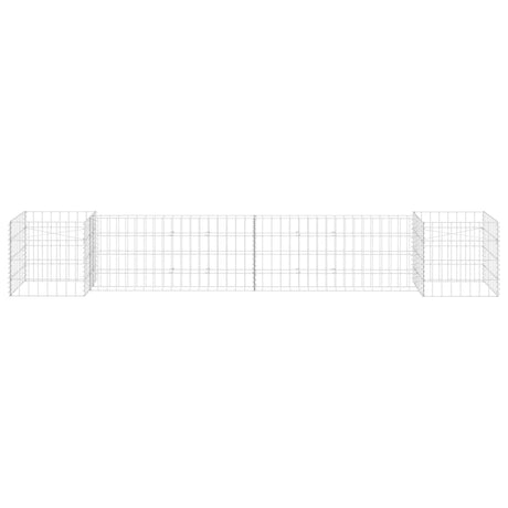 Vidaxl Gabion Planning Boîte en forme de fils en acier 260x40x40 cm