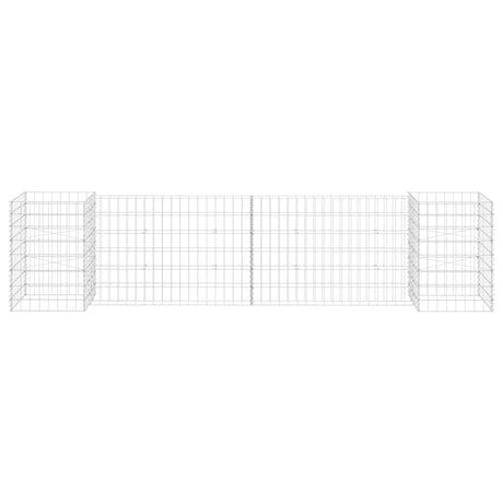 Vidaxl Gabion Planter en H 260x40x60 cm Fil en acier