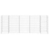 Vidaxl Gabion Planning Boîte en forme de fils en acier 260x40x100 cm