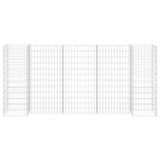 Vidaxl Gabion Planter en H 260x40x120 cm Fil en acier