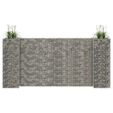 Vidaxl Gabion-Pflanzer H-förmig 260x40x120 cm Stahldraht