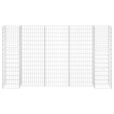 Vidaxl Gabion Planning Boîte en forme de fils en acier 260x40x150 cm