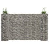 Vidaxl Gabion Planning Box H-formad 260x40x150 cm ståltråd