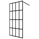 Vidaxl Walk -in dusjvegg 90x195 cm matt herdet glass