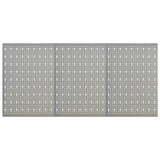 Vidaxl Hakepanel Mur-Mount de 3 PCS 40x58 cm en acier