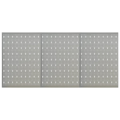 Vidaxl Hakepanel Mur-Mount de 3 PCS 40x58 cm en acier
