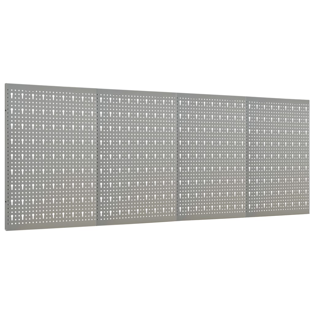 Vidaxl Gaartjenspanelen -Wand -montiert 4 Stcs 40x58 cm Stahl